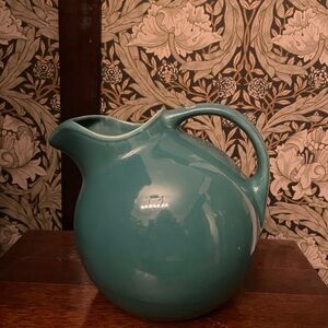 Teal Ceramic Pitcher